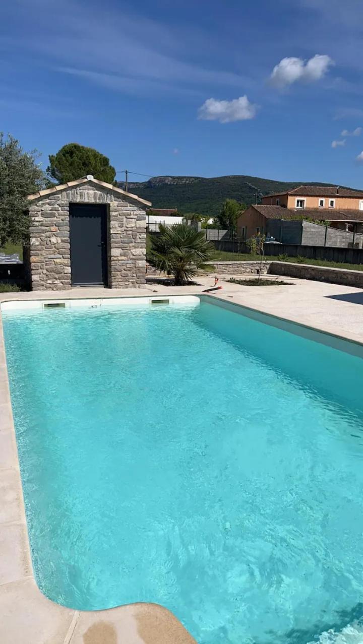 Cocon Aux Portes Des Cevennes Avec Piscine Moulès-et-Baucels Exterior foto